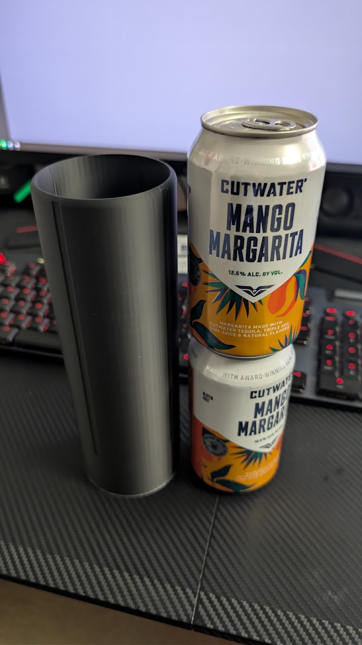 Reloadable Dual Can Koozie (12oz Regular)